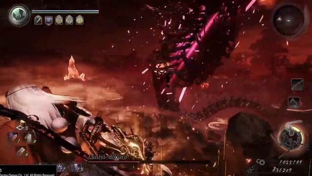 [GII] Nioh BOSS #14 Gasha Dokuro No Damage - Getting Gasha Dokuro Crusher Title смотреть онлайн