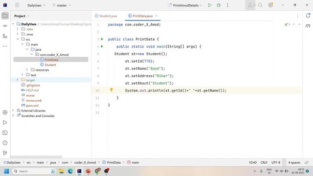 project using Lombok Details Explanation | JAVA | Boilerplate Code смотреть онлайн
