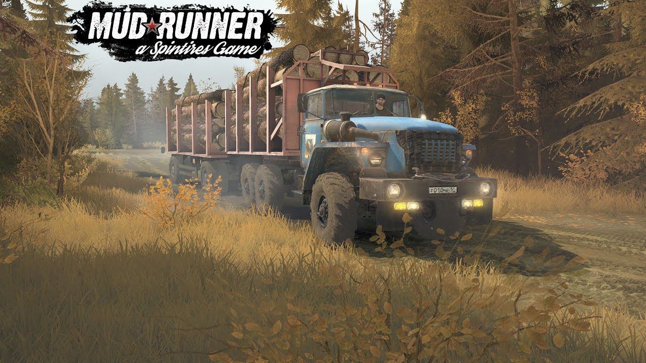 Spintires: MudRunner Урал 432010 Прохождение Одиночная игра Карта Переправа смотреть онлайн