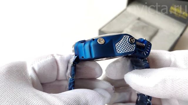 Invicta Artist 42585 Automatic Skeleton Blue Tone Watch Men's | Мужские Механические Часы Синие смотреть онлайн