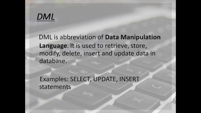 DBMS, DDL, DML, DCL and TCL Defination(in Bangla) || Assistant Programmer Preparation смотреть онлайн