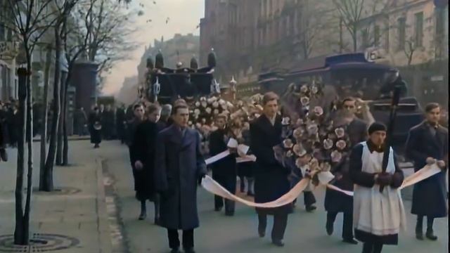 Poland, Warsaw 1930s In Color [60fps, Remastered] W Added Sound