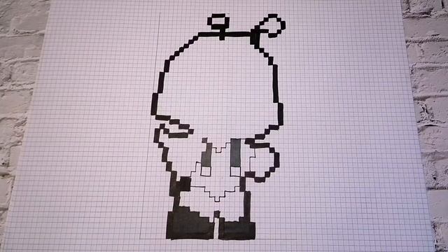 Как нарисовать Архизлодейку Беа по клеточкам | Brawl Stars смотреть онлайн
