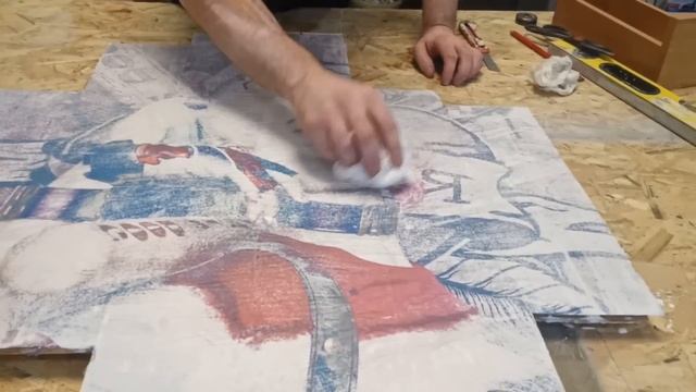 Как перенести изображения на дерево своими руками. Декупаж. смотреть онлайн