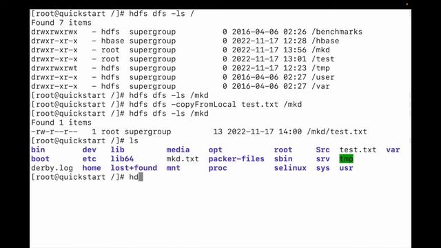 Basis HDFS Commands: How to copy files from Local to HDFS file system @MKDMixture смотреть онлайн