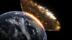Как метеорит падает на землю в 2029 году