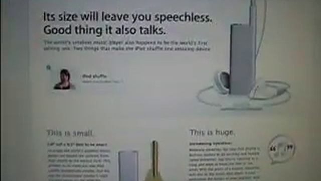 The New iPod Shuffle. The First Music Player That Talks To You. смотреть онлайн