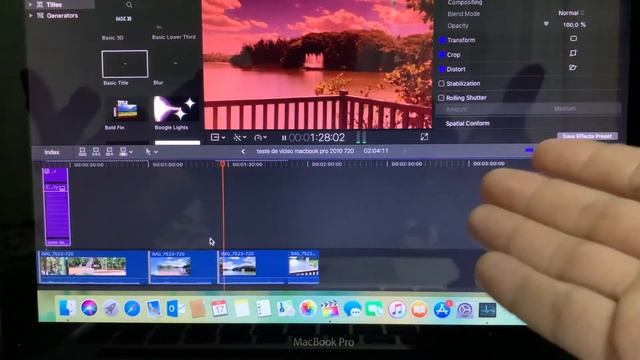 Macbook Pro 2010 DA PARA EDITAR VIDEO? смотреть онлайн