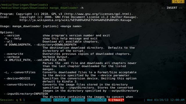 Manga Downloader - Linux CLI смотреть онлайн
