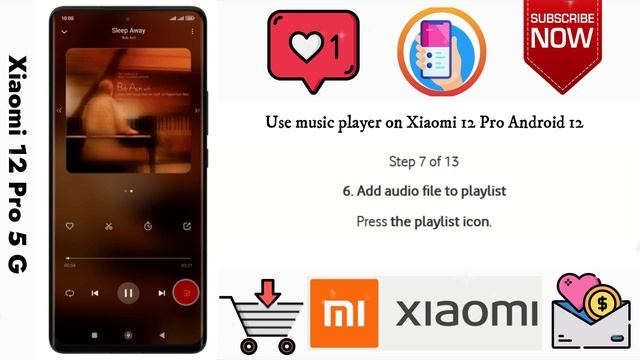 How to Use music player on Xiaomi 12 Pro Android 12 смотреть онлайн