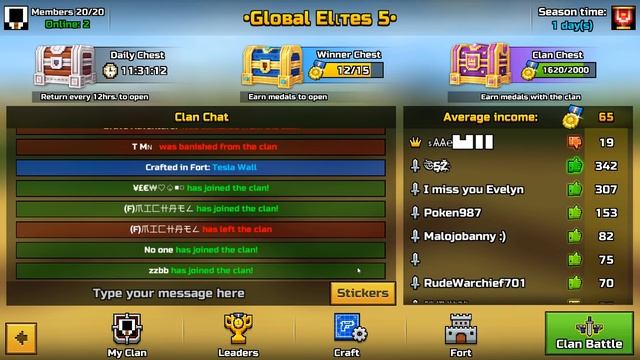 Pixel Gun 3D - Open 3 NEW Winner Chest in Clan смотреть онлайн