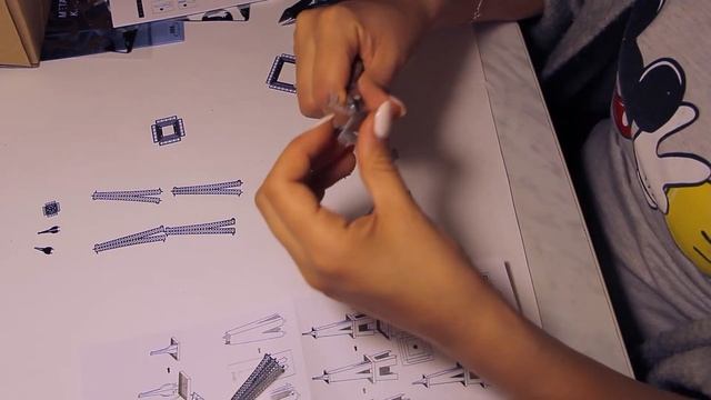 Металлический 3D пазл - ЭЙФЕЛЕВА БАШНЯ (инструкция по сборке) - 3d metal puzzle Eiffel Tower смотреть онлайн