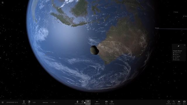 Что будет с людьми, если на землю упадет самый маленький астероид? - Universe Sandbox 2