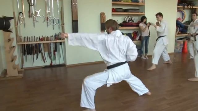 Комбинация техник рук в каратэ. Денис Клюев смотреть онлайн