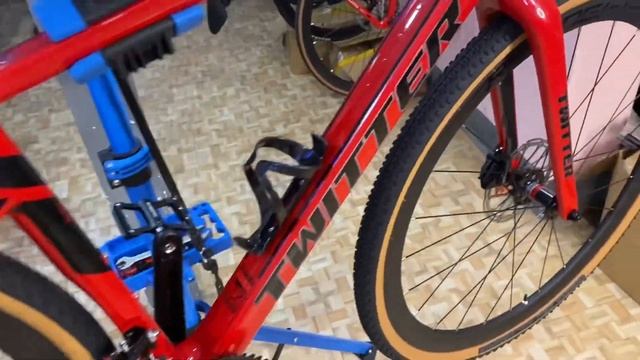 Twitter Gravel With RS22s Specs ( Red Color ) #twitterbike #gravelbike #rectrospec