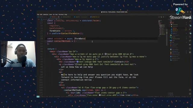 Creating a Contact Form with Next.js 13, Prisma, and Tailwind CSS смотреть онлайн