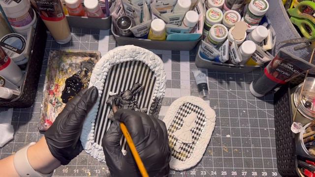 Mini Decorative Trays DIY. How to Decoupage with Rice Paper. Alice in Wonderland Decor. смотреть онлайн