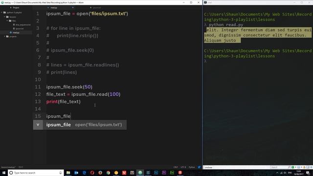 Python 3 Tutorial for Beginners #26 - Reading Files смотреть онлайн