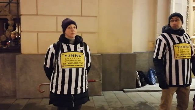 Обманутые дольщики Царицыно и других объектов очередную неделю у Правительства Москвы 29.10.2017 смотреть онлайн