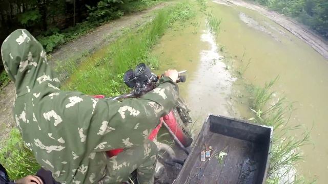 Прохват по лесу на Иж Планета-5 (лето 2015) смотреть онлайн