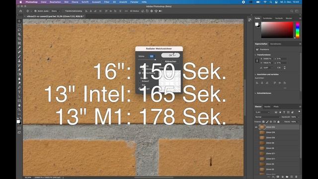 Schnell und leise! Photoshop auf dem MacBook Pro M1 (vs MacBook Pro 16) смотреть онлайн