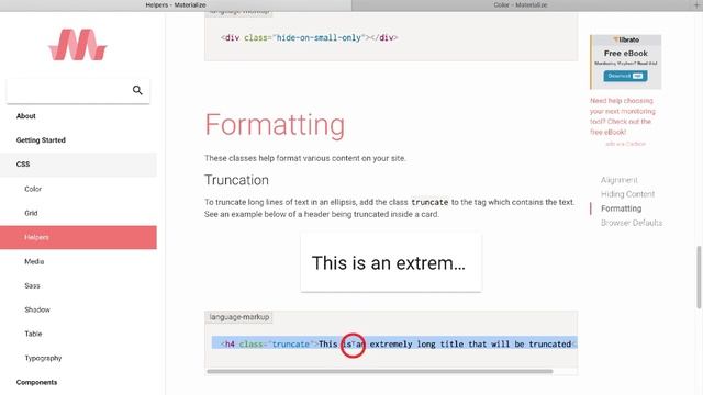 [ Learn Materialize ] #5 : CSS ( Helpers and Media ) смотреть онлайн