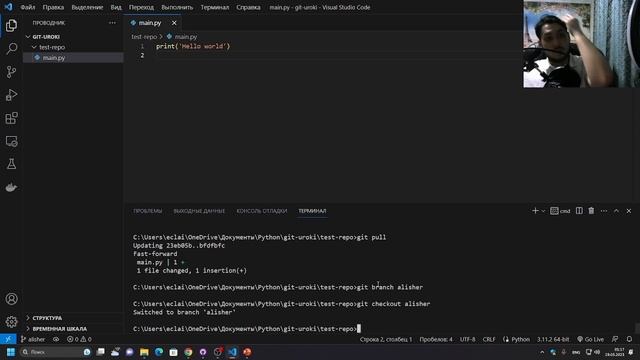 Git и GitHub для начинающих. От установки до работы с ветками и GUI. смотреть онлайн
