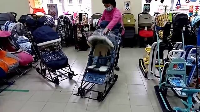 Санки-коляска Ника-Детям 7-8К смотреть онлайн