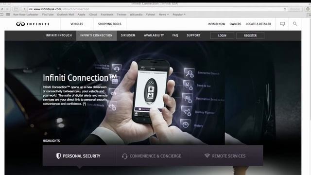 2015 Infiniti QX60 HEV - Infiniti Connection™ (if so equipped) смотреть онлайн