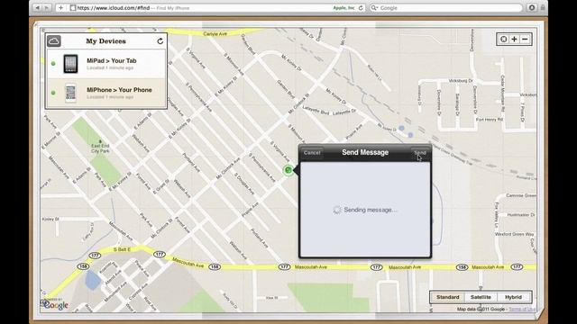 iCloud.com  Find My iPhone