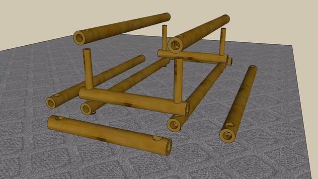 MEJA KURSI BAMBU SEDERHANA смотреть онлайн