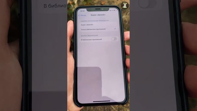 Как на IPhone сделать так, чтобы новые приложения загружались только в библиотеку приложений