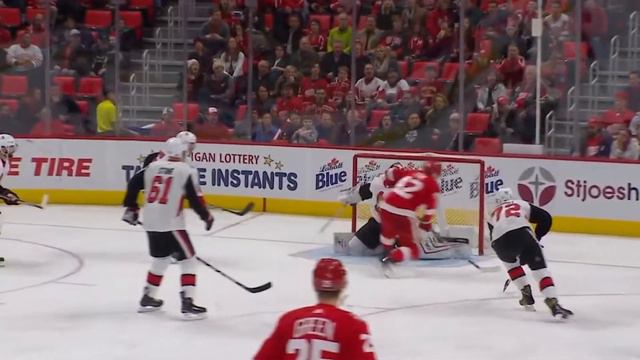 Craig Anderson vs Red Wings смотреть онлайн