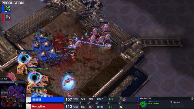 StarCraft 2: 250+ WORKER KILLS - Bly vs Arrogfire! смотреть онлайн
