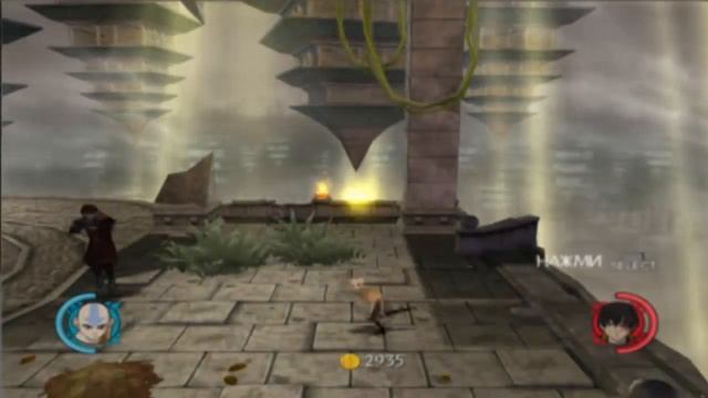 Прохождение на Русском Avatar The Last Airbender Into The Inferno Воюем с Людьми Огня #12