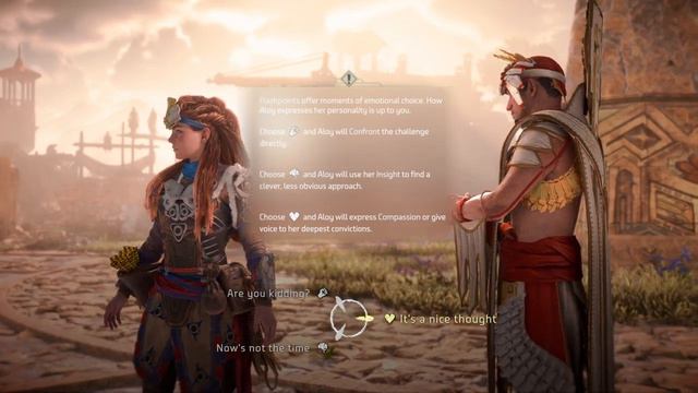 Sun King Avad has a crush on Aloy | Horizon Forbidden West смотреть онлайн