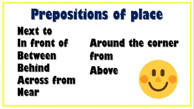 ? PLACES IN THE CITY and the prepositions of place..✍ смотреть онлайн