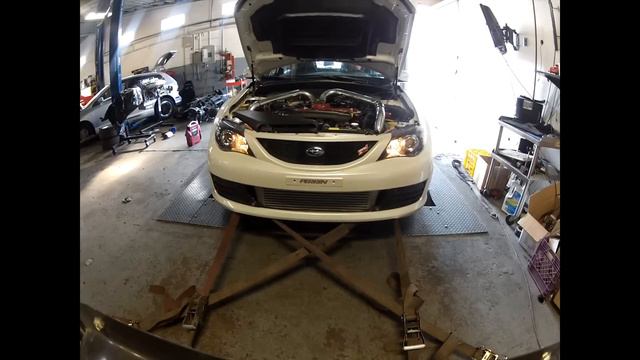 2010 Subaru STI FP RED 454whp dyno tune смотреть онлайн