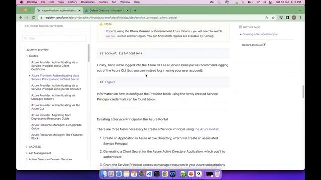 Authenticate Azure from Terraform - Part 2 - Using Service Principal and a Client Secret смотреть онлайн