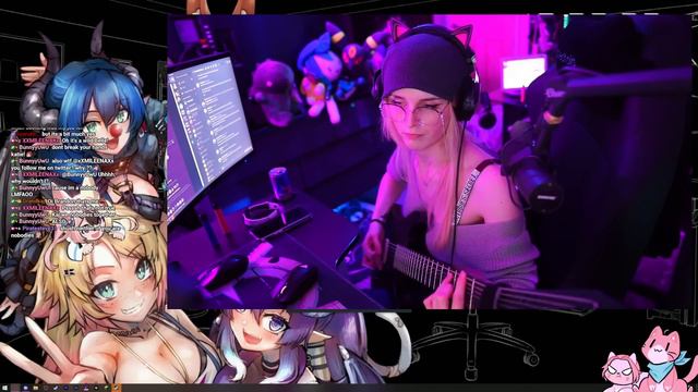 Metal Vtuber Shows Face & Plays BABYMETAL - Megitsune (cover)