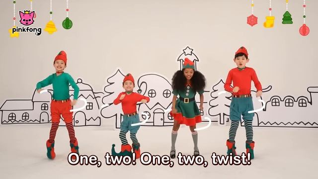 Merry Twistmas Pinkfong | Christmas Dance | Dance Along | Pinkfong Songs for Children смотреть онлайн