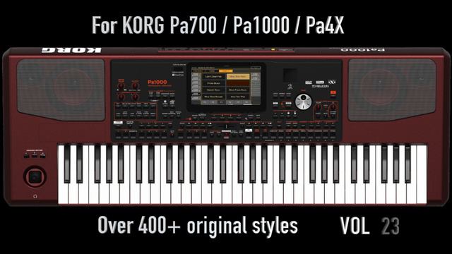 Collection original styles for KORG Pa700/Pa1000/Pa4X VOL 01 - 40 смотреть онлайн