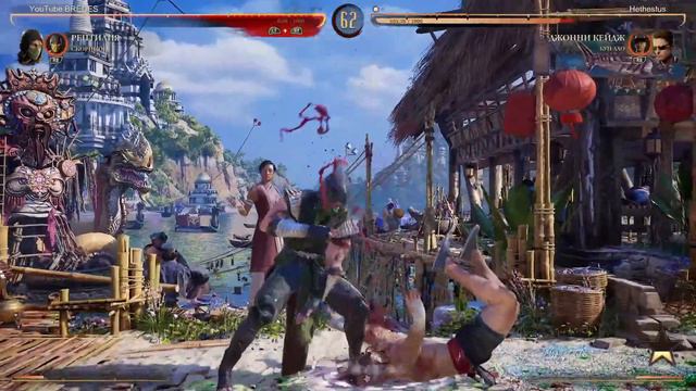 БЕЗ ШАНСОВ, ПОТНЫЙ БОЙ ПРОТИВ ДЖОННИ #МК1 #REPTILE VS #JOHNNYCAGE #MortalKombat