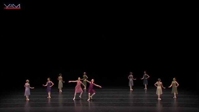 The Dallas Conservatory age 9-12 Top 12 ballet ensemble | A Little Chopin Mazurka смотреть онлайн