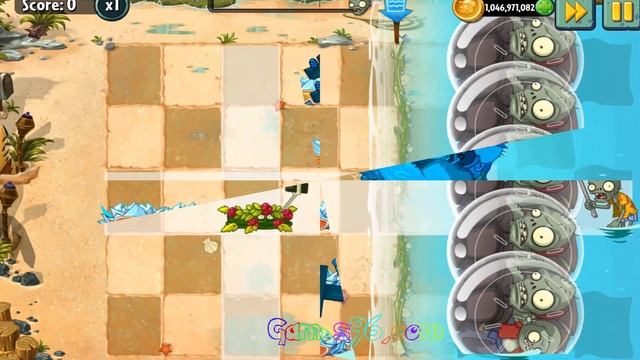 All Plants Power-Up! vs Hamster Ball Zombie LVL 10 - Who Will Win? - PvZ 2 v10.4.1 Challenge смотреть онлайн