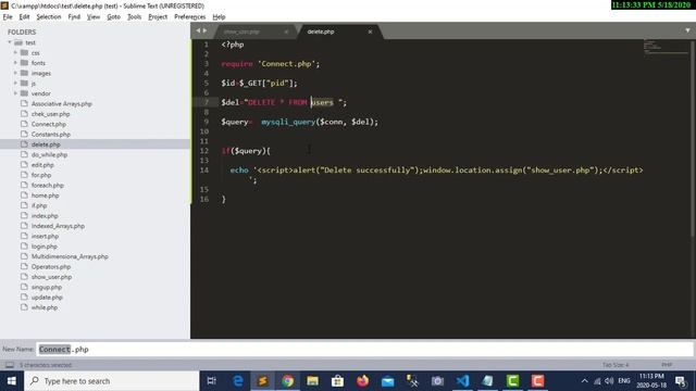 20# PHP MySQL Delete Data смотреть онлайн