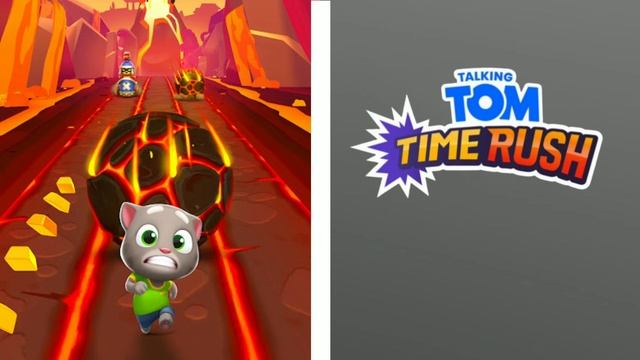 Talking Tom Time Rush Volcano Escape Theme?? | Talking Tom Time Rush OST смотреть онлайн