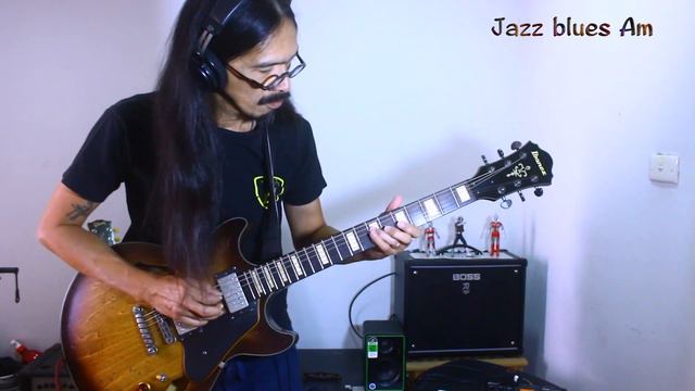 Jazz blues Am Ibanez AMV10A TCL. BOSS katana смотреть онлайн