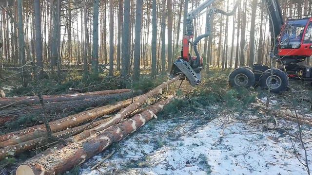 Работа комплекса KOMATSU!!