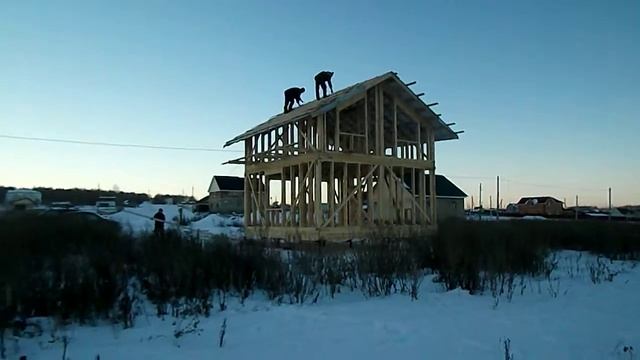 Каркасный дом 6 на 6 смотреть онлайн